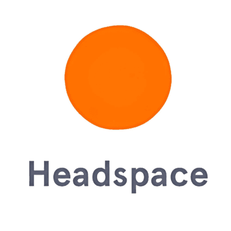 The logo for the "Headspace - 1 Month" product displays an orange circle above the word "Headspace" in sleek gray text, all set against a clean white background.