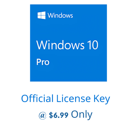 Purchase a genuine Windows 10 Pro license key for only $6.99 and enhance your system with the power and efficiency of this top-tier operating system. Take advantage of this incredible deal!