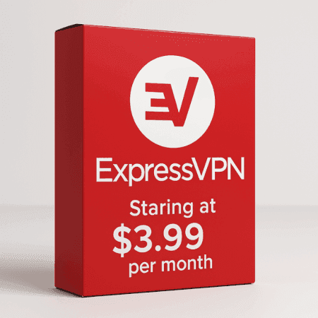 Red Express VPN box featuring the logo and the text: 